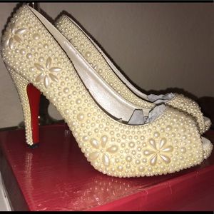 Beautiful Marc Defang Red bottoms heels